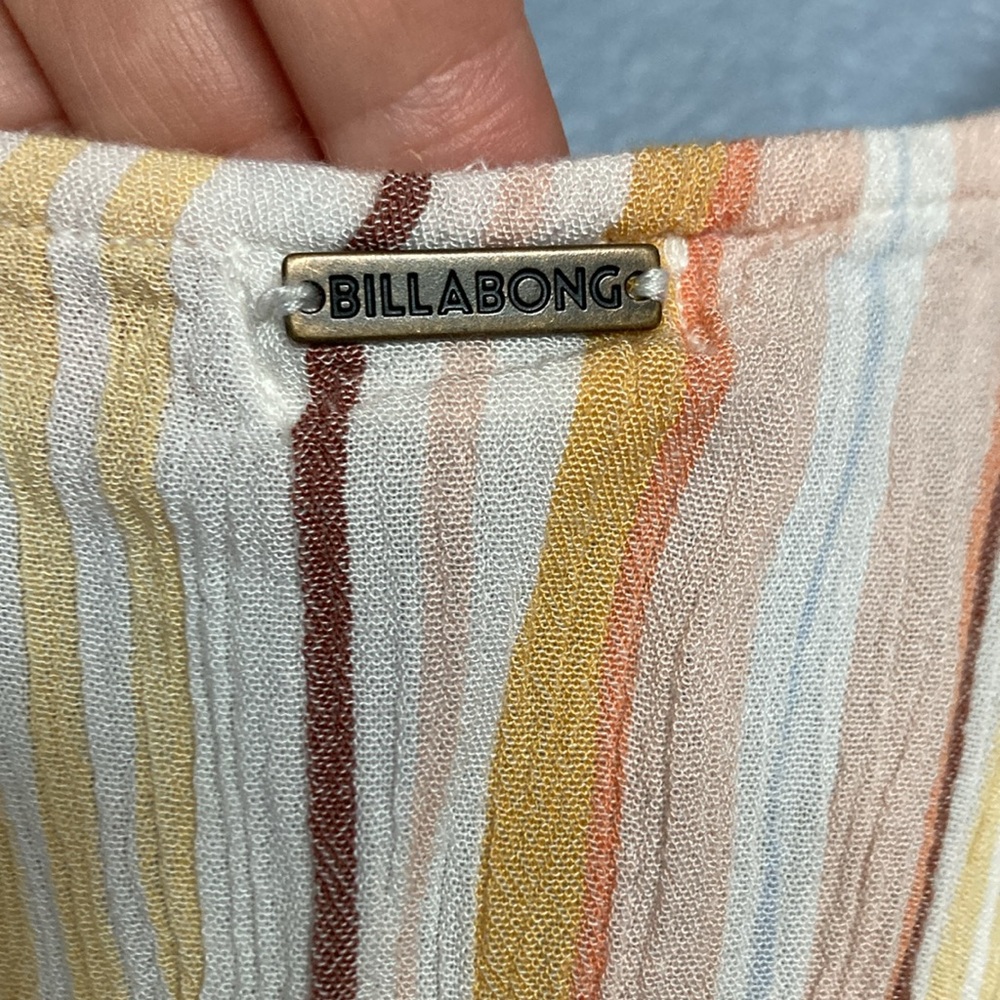 BILLABONG SWEET FOR YA Mini slip dress. Size XS. Button down.Adjustable straps. - Picture 7 of 13